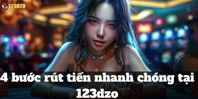 4 bước rút tiền nhanh chóng tại 123dzo